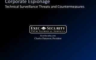 Corporate Espionage Presentation